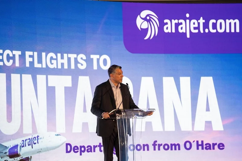Arajet impulsa conectividad entre Chicago y Punta Cana