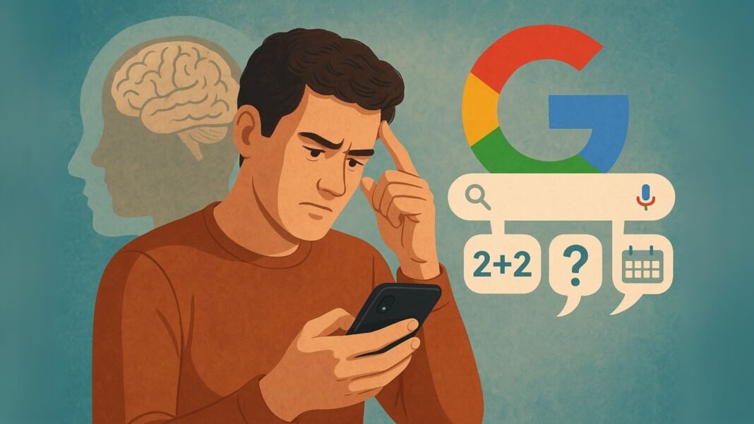 Qué significa que consultes Google para todo, incluso lo obvio, según la psicología