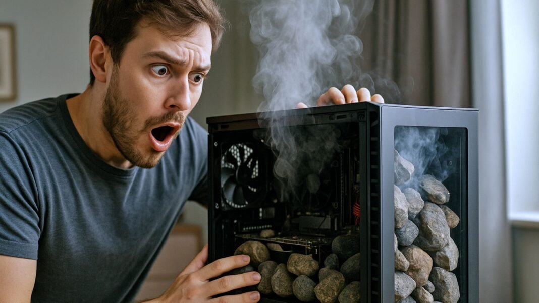 Se queja de la falta de rendimiento de su PC durante años: cuando decidió abrirlo para limpiar el polvo se quedó de piedra