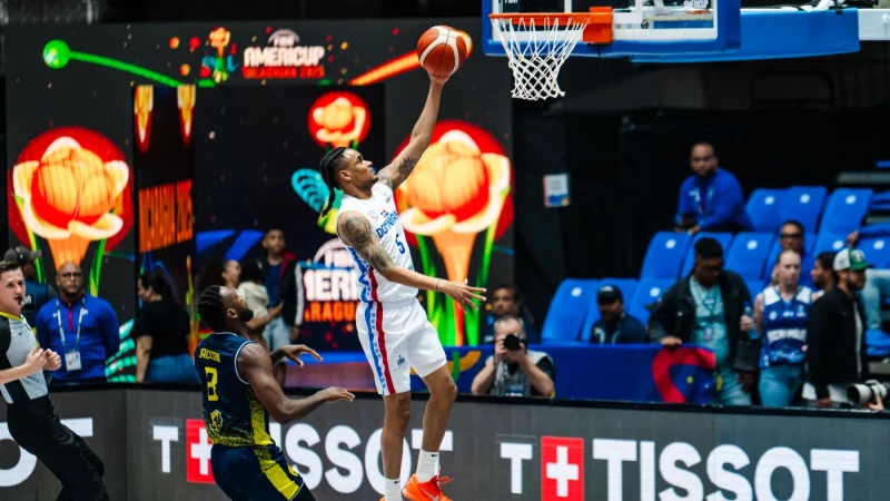 Selección Dominicana inicia con triunfo fácil ante Colombia en la Americup