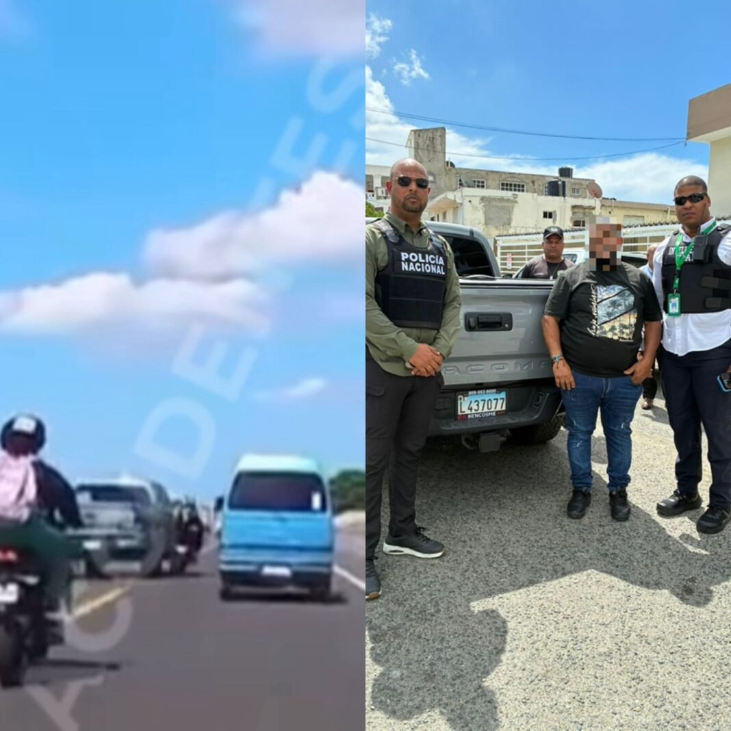 Apresan conductor que atropelló a un motorista en la Circunvalación de Baní