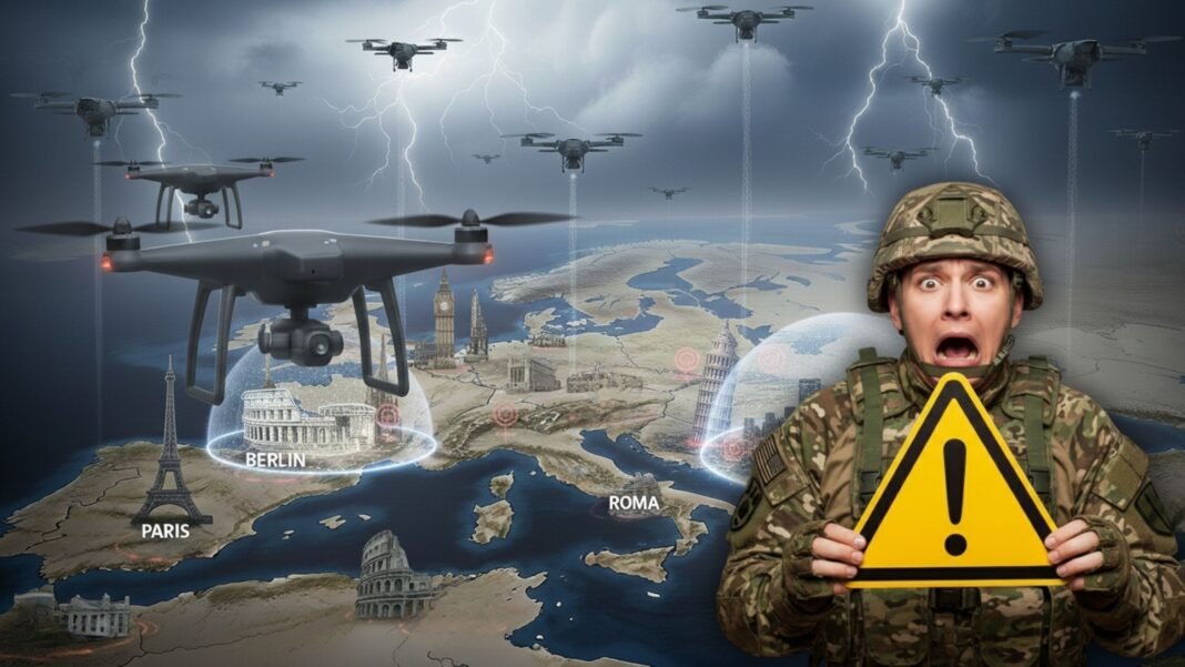Aviso a la OTAN: Rusia puede atacar con drones cualquier capital de Europa, excepto una
