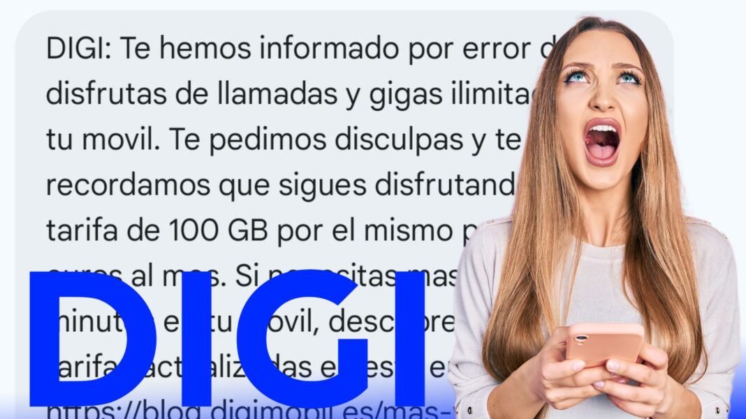 DIGI la lía y cancela la mejora gratis de tarifa a muchos de sus clientes actuales: “Lo sentimos, te hemos informado por error” DIGI la lía y cancela la mejora gratis de tarifa a muchos de sus clientes actuales: “Lo sentimos, te hemos informado por error”