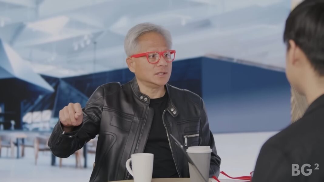 Jensen Huang, el CEO y fundador de Nvidia, avisa: “China está a solo nanosegundos por detrás de Estados Unidos en fabricación de chips” Jensen Huang, el CEO y fundador de Nvidia, avisa: “China está a solo nanosegundos por detrás de Estados Unidos en fabricación de chips”