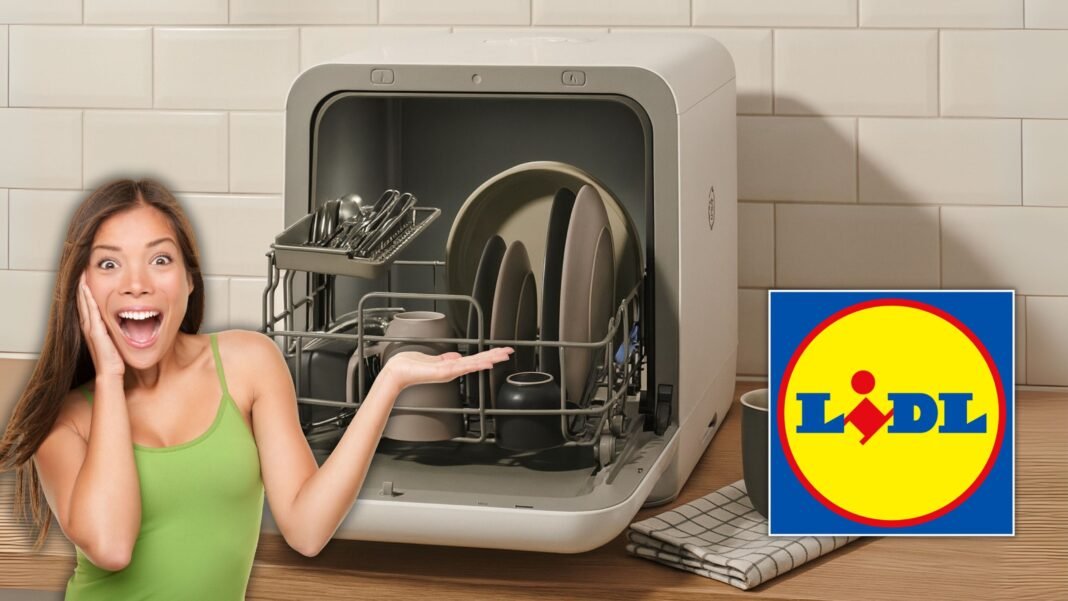 Lidl fulmina la excusa de que no puedes tener lavavajillas si tienes una cocina pequeña: sin obras, silencioso y muy barato