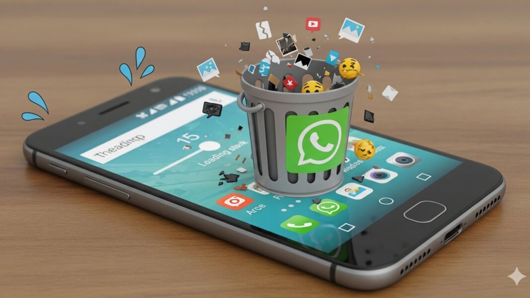 Mi móvil Android funcionaba muy lento, hasta que descubrí el culpable: la papelera de WhatsApp Mi móvil Android funcionaba muy lento, hasta que descubrí el culpable: la papelera de WhatsApp