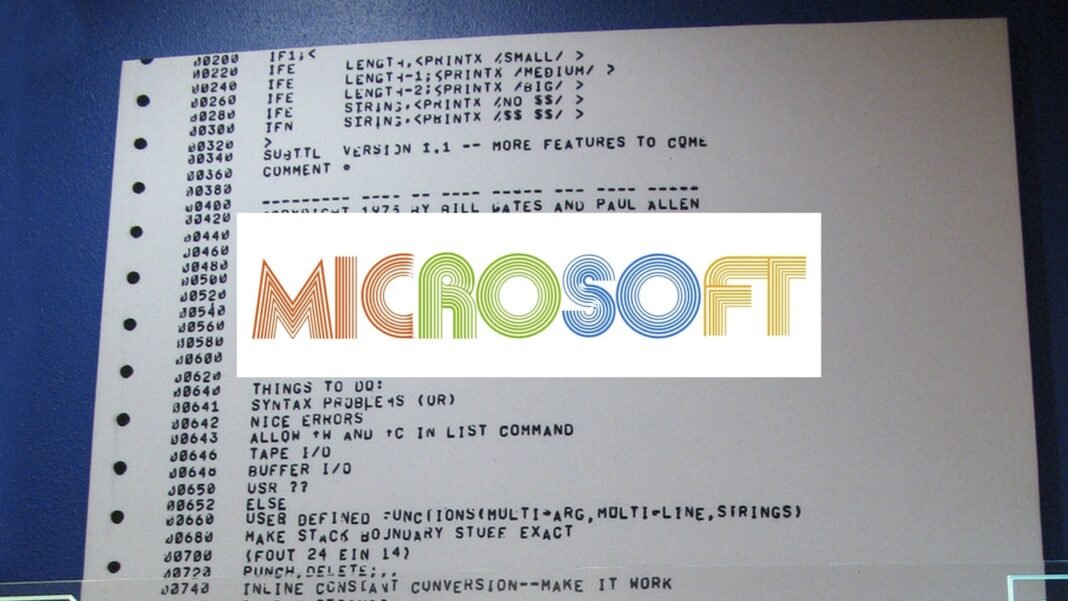 Microsoft libera el código del mítico Microsoft BASIC de 1978, creado por el mismísimo Bill Gates: “Yo inventé el comando WAIT”