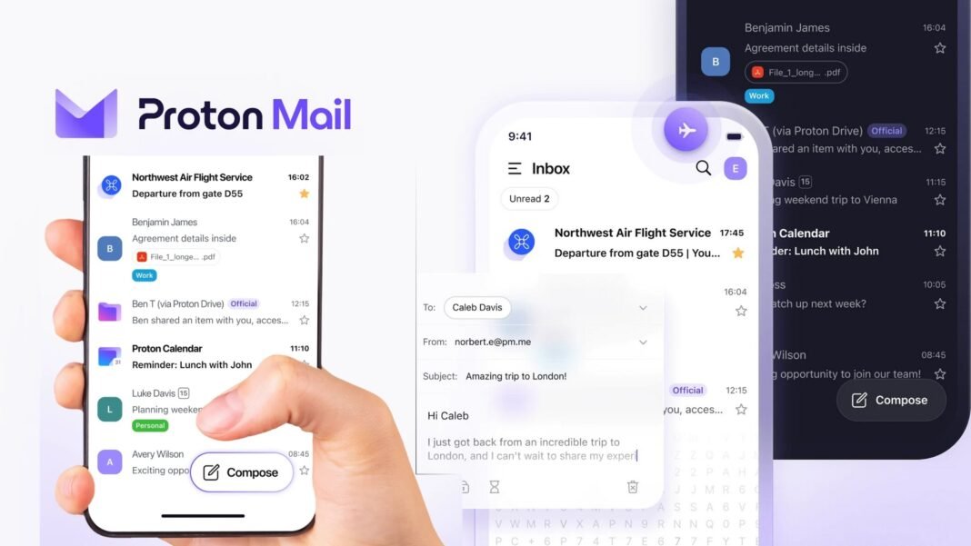 Proton Mail, la aplicación de correo más privada, añade la opción más solicitada en su versión para móvil