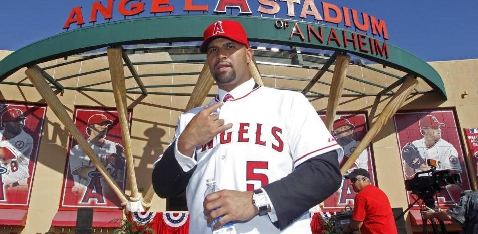 Albert Pujols se reune con Perry Minasian, gerente general de Anaheim para puesto manager Albert Pujols se reune con Perry Minasian, gerente general de Anaheim para puesto manager