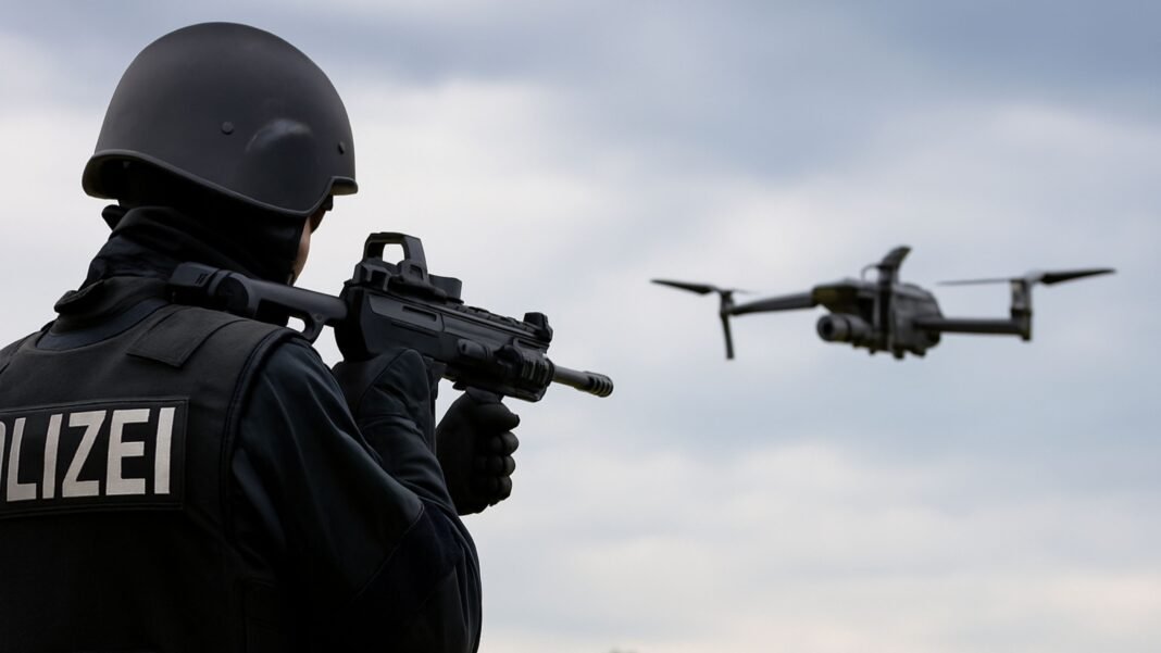 Alemania sube el nivel de alerta contra drones: luz verde a la policía para su derribo inmediato Alemania sube el nivel de alerta contra drones: luz verde a la policía para su derribo inmediato