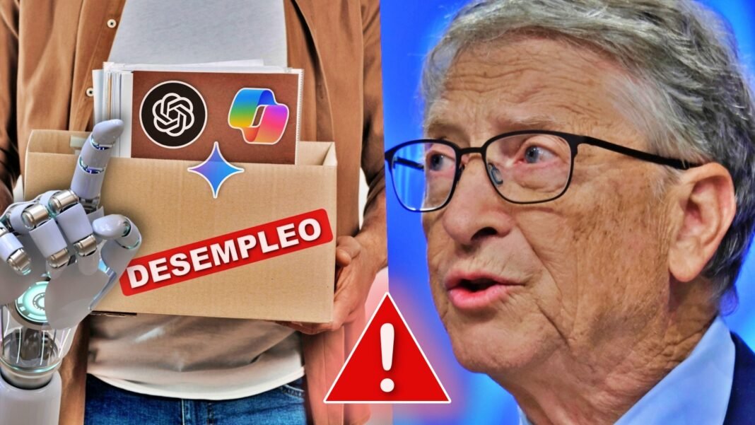 Bill Gates pone fecha al fin del ser humano como trabajador: “A partir de este año la mayoría de trabajos podrán ser realizados por la IA”