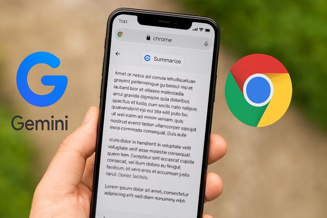Cómo resumir páginas web de Chrome enteras con Gemini, la nueva función de la IA de Google Cómo resumir páginas web de Chrome enteras con Gemini, la nueva función de la IA de Google