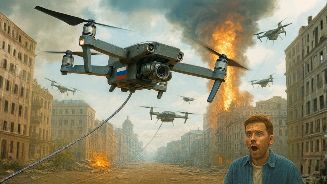 Drones rusos de fibra óptica siembran el pánico en Ucrania: “Es terrorífico, llegan más lejos y son inmunes a interferencias” Drones rusos de fibra óptica siembran el pánico en Ucrania: “Es terrorífico, llegan más lejos y son inmunes a interferencias”