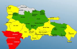 El COE reduce a cuatro las provincias en alerta roja