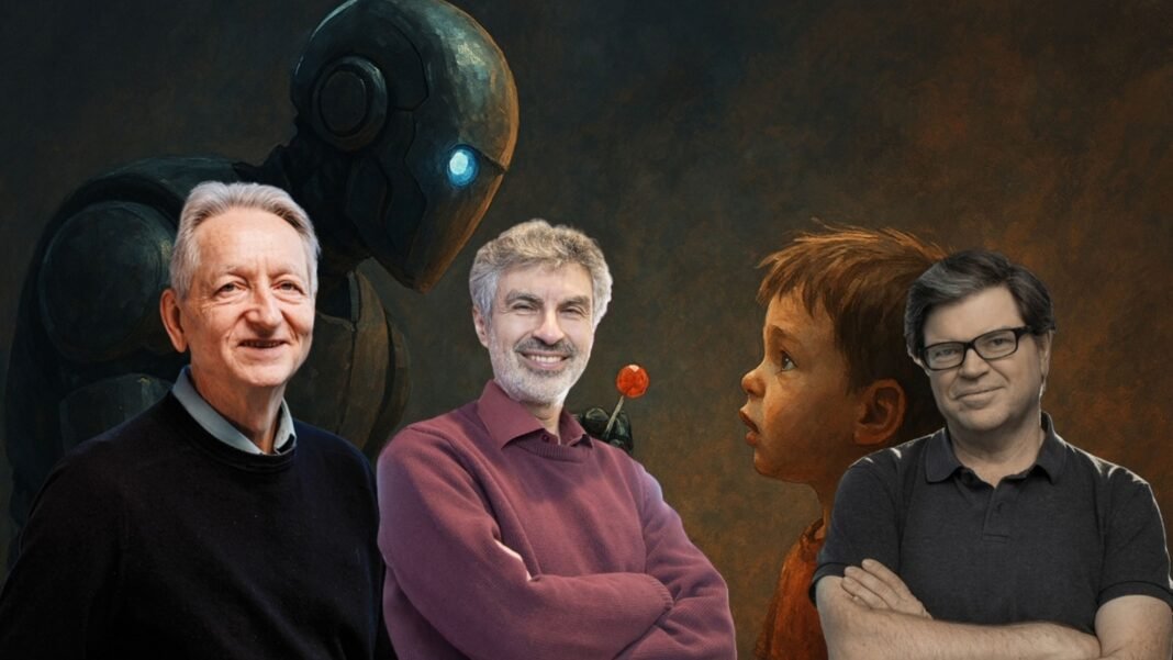 Geoffrey Hinton, Yann LeCun y Yoshua Bengio, ‘padres de la IA’ :”Podría controlarnos con la misma facilidad con la que un adulto puede sobornar a un niño de 3 años con caramelos” Geoffrey Hinton, Yann LeCun y Yoshua Bengio, ‘padres de la IA’ :”Podría controlarnos con la misma facilidad con la que un adulto puede sobornar a un niño de 3 años con caramelos”