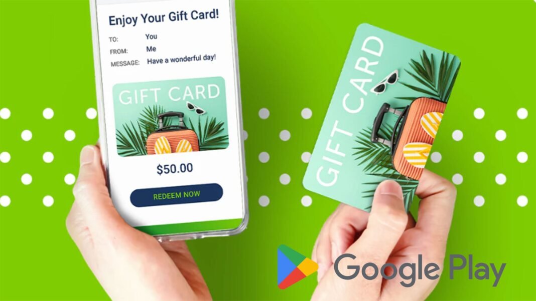 Google Play estrena su propia tienda de tarjetas regalo digitales