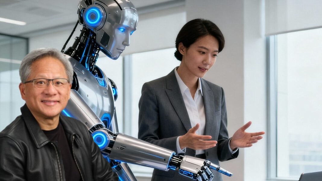 Jensen Huang, CEO de Nvidia: “La fuerza laboral del futuro en las empresas será una combinación de humanos y humanos digitales” Jensen Huang, CEO de Nvidia: “La fuerza laboral del futuro en las empresas será una combinación de humanos y humanos digitales”