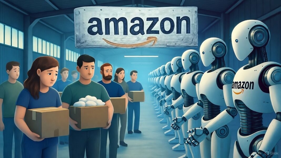 La gran sustitución ha comenzado: documentos de Amazon muestran planes para reemplazar 600.000 trabajadores por robots La gran sustitución ha comenzado: documentos de Amazon muestran planes para reemplazar 600.000 trabajadores por robots