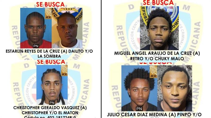 La Policía busca a cuatro presuntos delincuentes “armados y peligrosos” La Policía busca a cuatro presuntos delincuentes “armados y peligrosos”