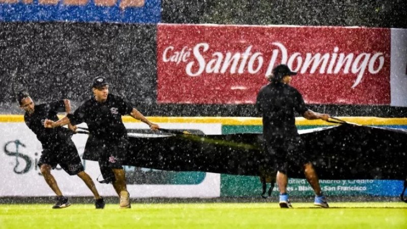 Lidom pospone los partidos reasignados para este jueves por efectos de tormenta Melissa