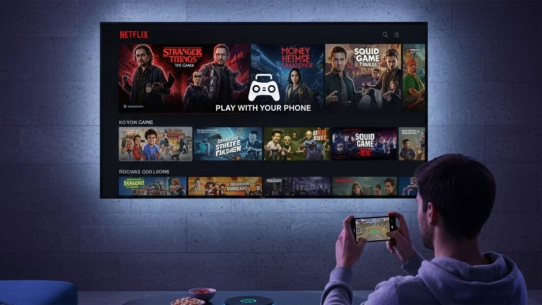 Netflix lleva sus juegos a la tele: podrás jugar con el móvil como mando Netflix lleva sus juegos a la tele: podrás jugar con el móvil como mando