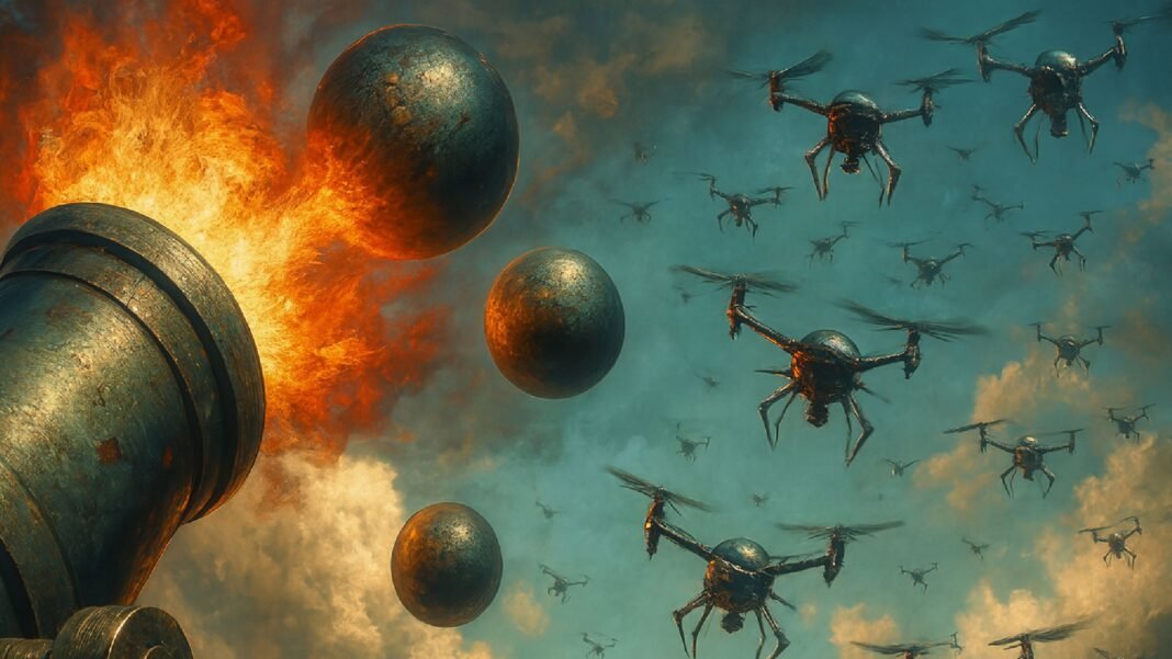 Ucrania encuentra la fórmula antidrones definitiva y barata: provocar una lluvia de bolas de acero Ucrania encuentra la fórmula antidrones definitiva y barata: provocar una lluvia de bolas de acero