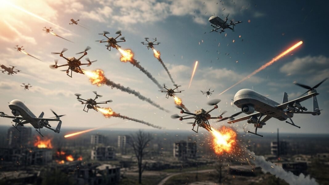Ucrania ha encontrado la solución a los enjambres rusos: drones kamikaze baratos que se inmolan como misiles Ucrania ha encontrado la solución a los enjambres rusos: drones kamikaze baratos que se inmolan como misiles