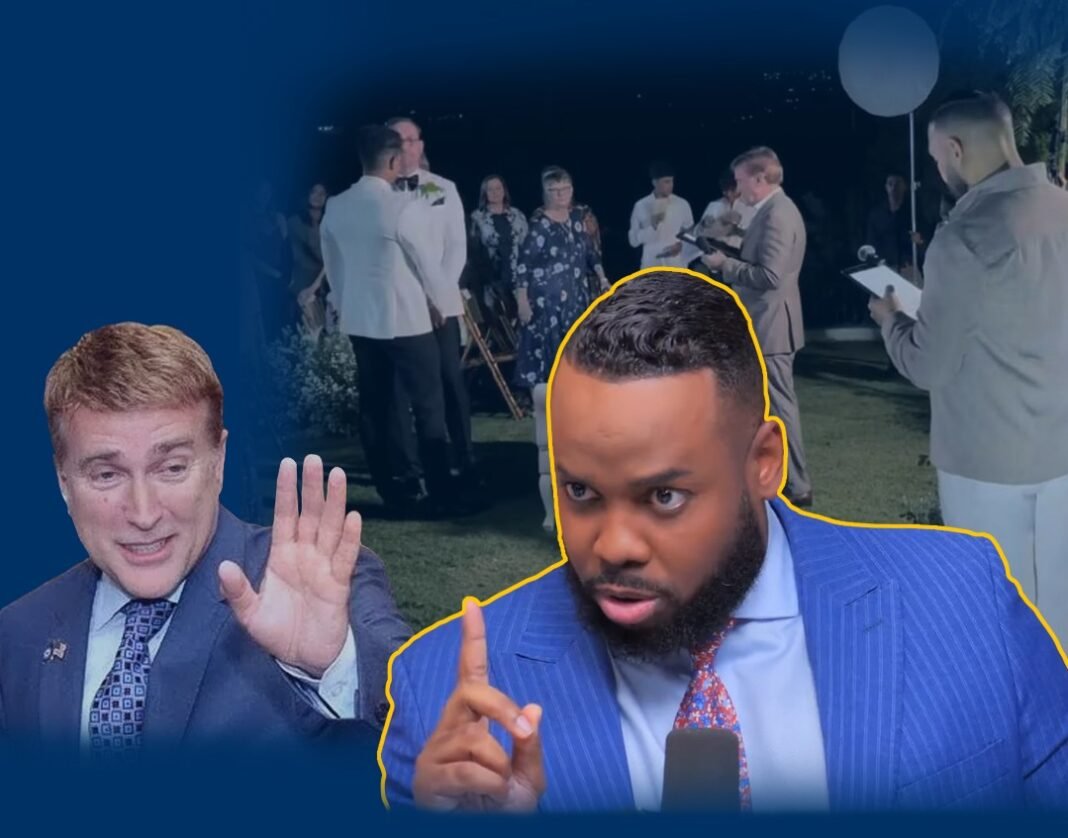 «¿En calidad de qué. Usted es pastor, de la oficialía civil o sacerdote?»: Elvin Castillo a Brewster por boda homosexual