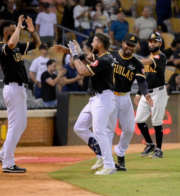 Escarra y Rodríguez la sacaron : Aguilas con buen Picheo y basteo oportuno vencen a los Gigantes