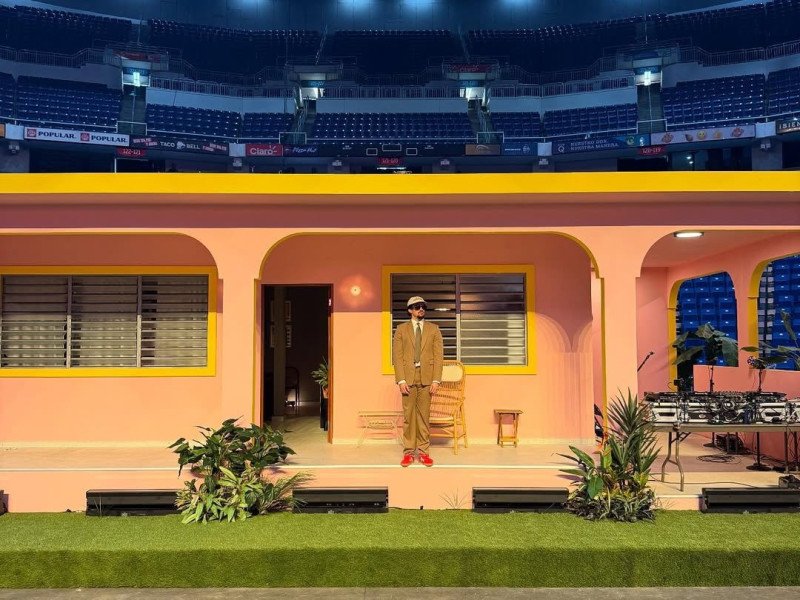 Inician montaje de conciertos de Bad Bunny en RD con “La Casita” incluida como parte del escenario