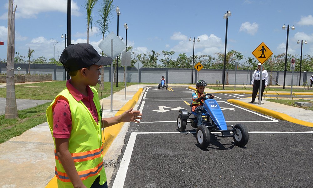 INTRANT y United Petroleum remozarán el Parque Infantil de Seguridad Vial en Ciudad Juan Bosch
