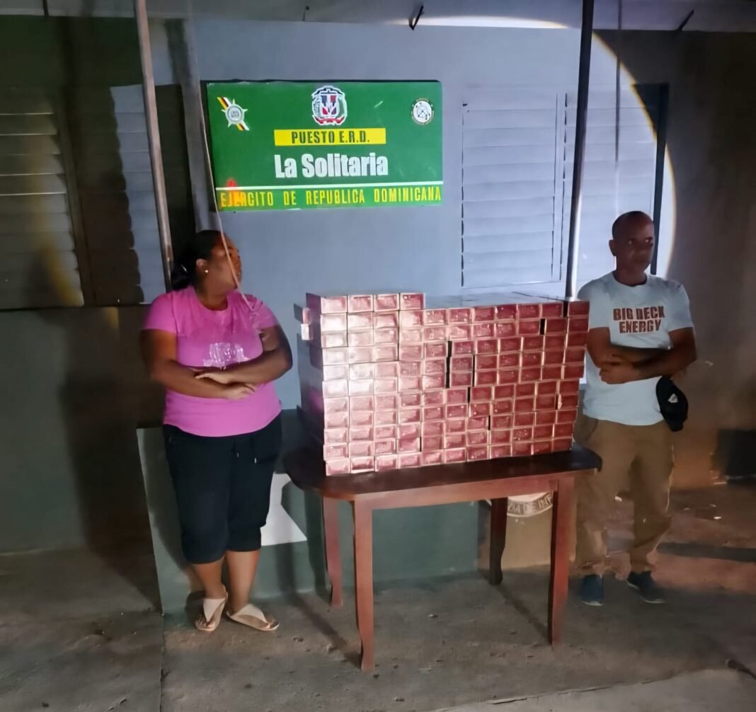 Ocupan más de 44,000 cigarrillos ilícitos y detiene a dos personas en Montecristi