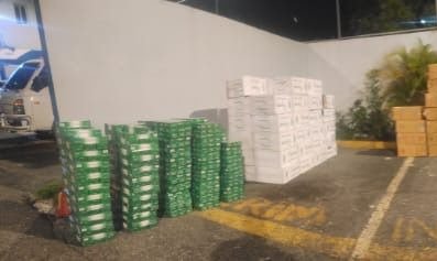 PN desmantela red de contrabando y ocupa más de 4.1 millones de cigarrillos en SDE