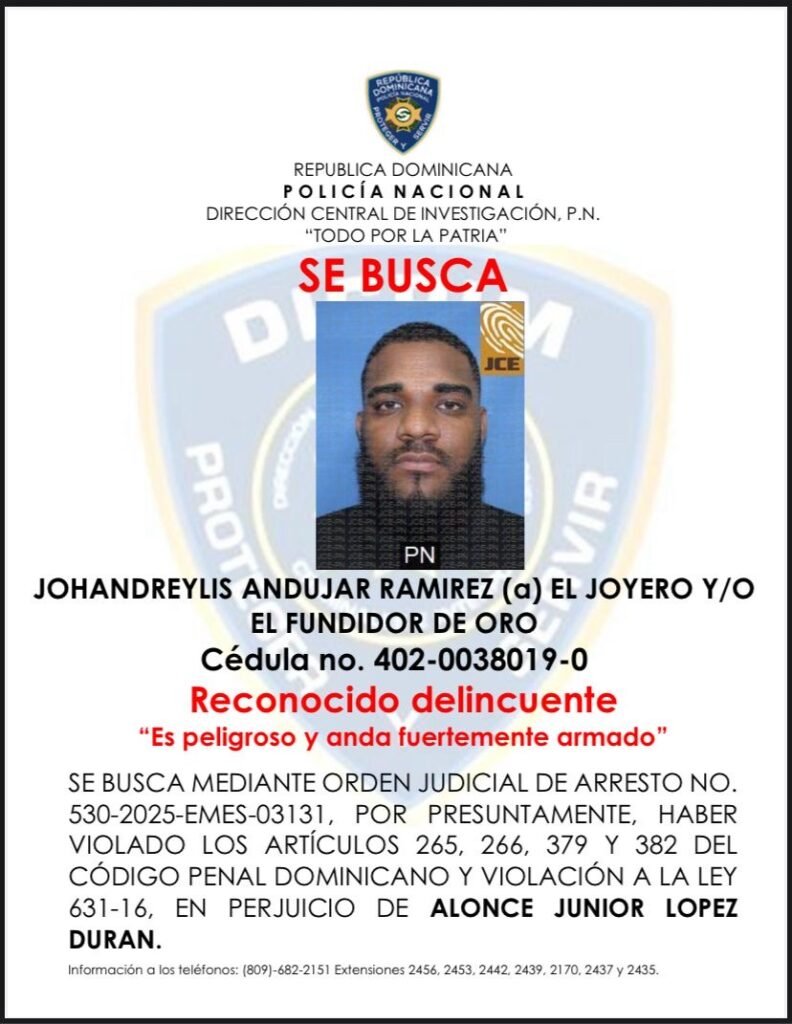 Policía Nacional apresó a tres integrantes de banda que asaltó a ciudadano en Los Frailes, SDE, y activa búsqueda de otros tres implicados
