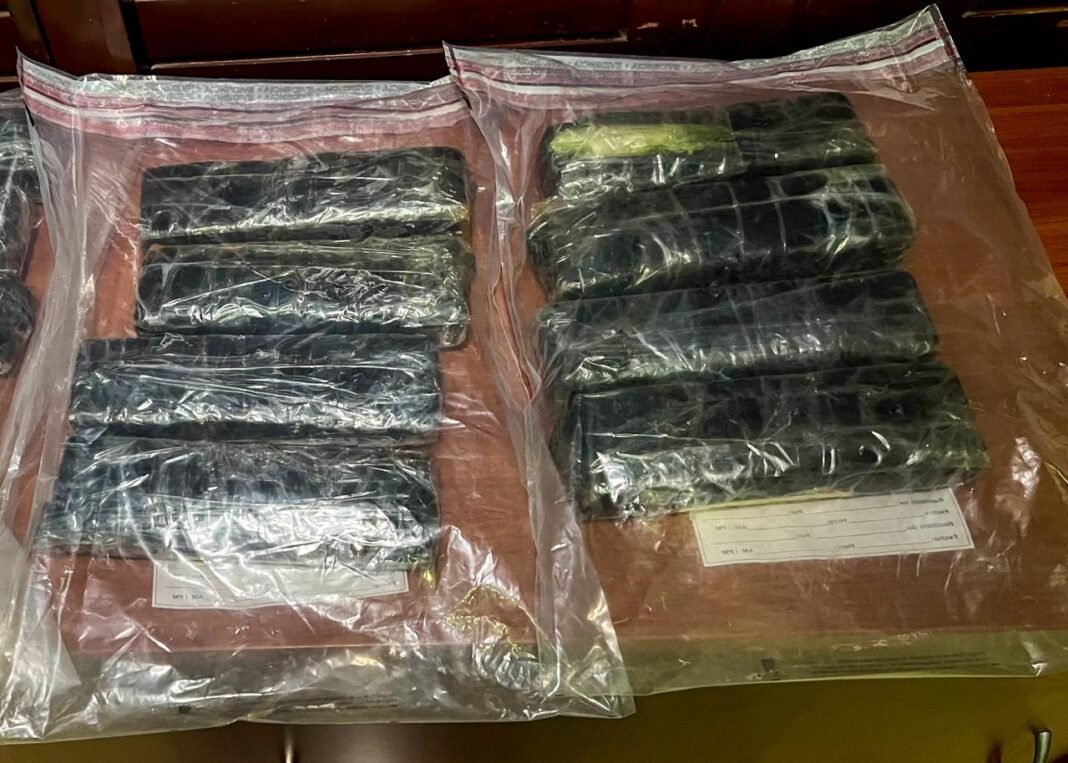 DNCD FRUSTRA ENVÍO DE 18 PAQUETES DE PRESUNTA COCAÍNA A PUERTO RICO