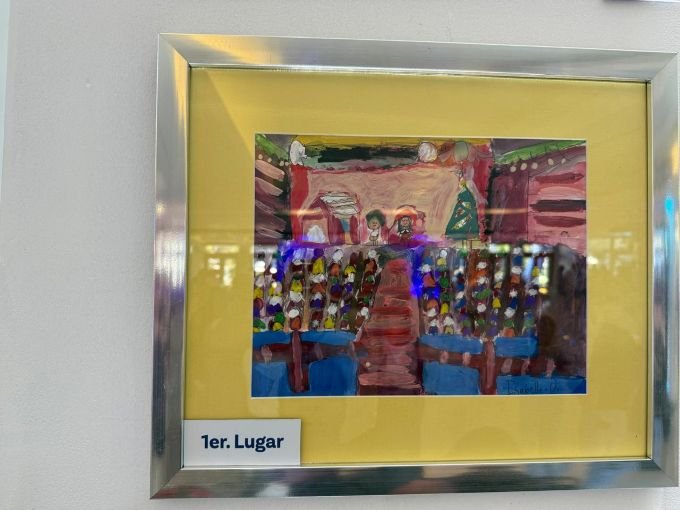 Niñas del Taller de Artes Alma Vásquez ganan Pinta la Navidad