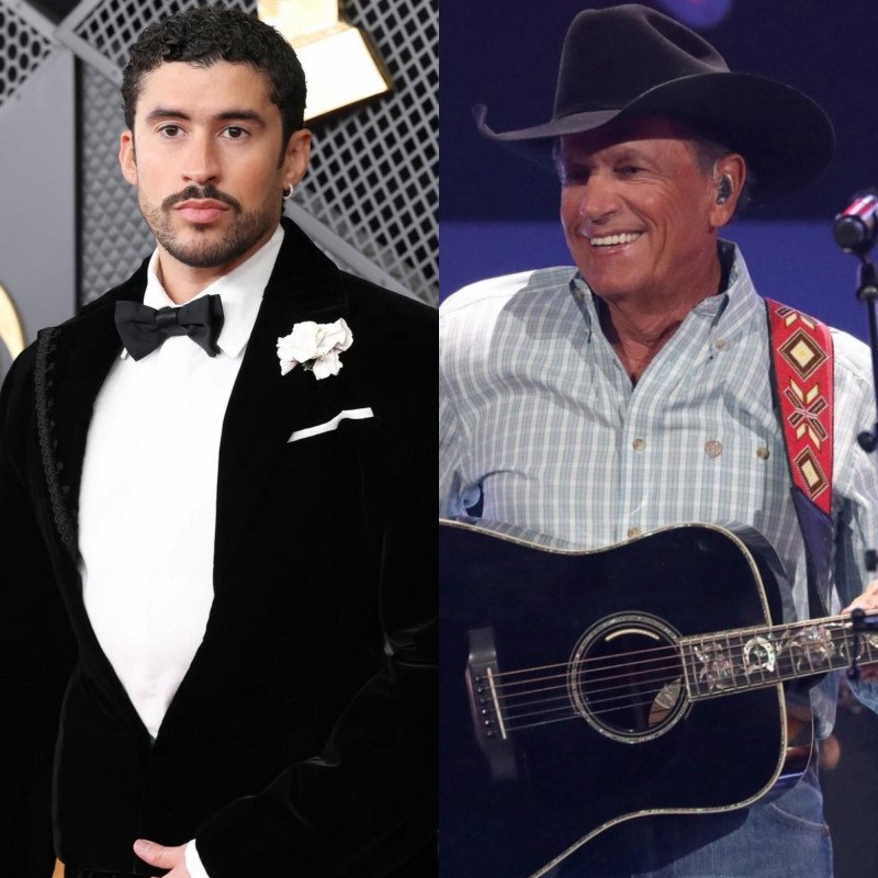 Cien mil personas firman petición para reemplazar a Bad Bunny por George Strait en el Super Bowl