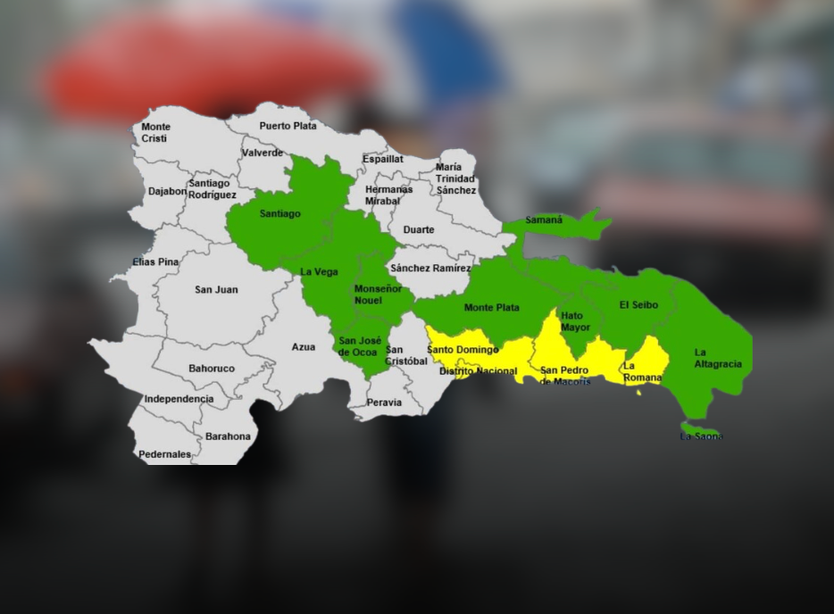 ¡Atención, mi gente! COE mete alerta por vaguada en el Gran Santo Domingo COE alerta por vaguada en el Gran Santo Domingo