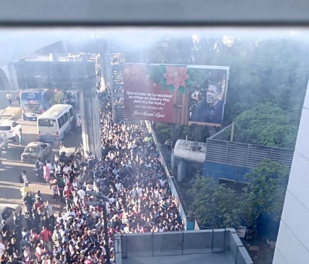 Falla en Metro y Teleferico Guinda el Lunes a Miles