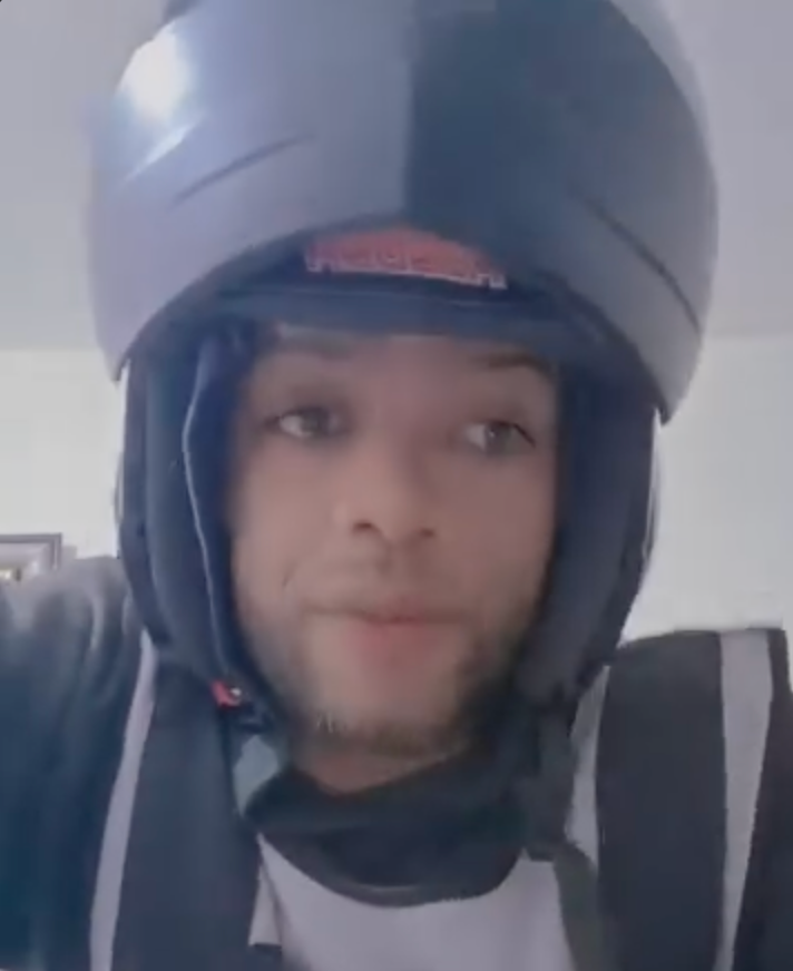 El Motorista Viral por Amenazas Ahora Alega Contenido