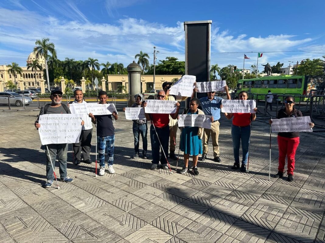 Organizaciones de Discapacidad Exigen Garantías Legales ante el Palacio Nacional