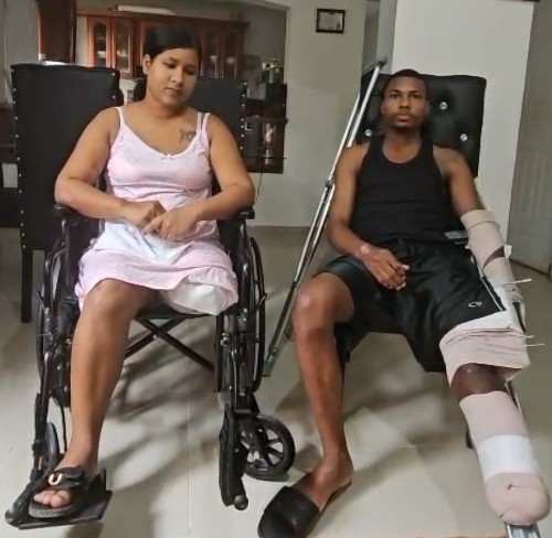 Pareja Amputada en El Número Clama Justicia