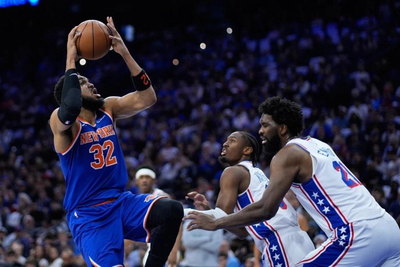 Los Knicks barren a los 76ers y van a las finales