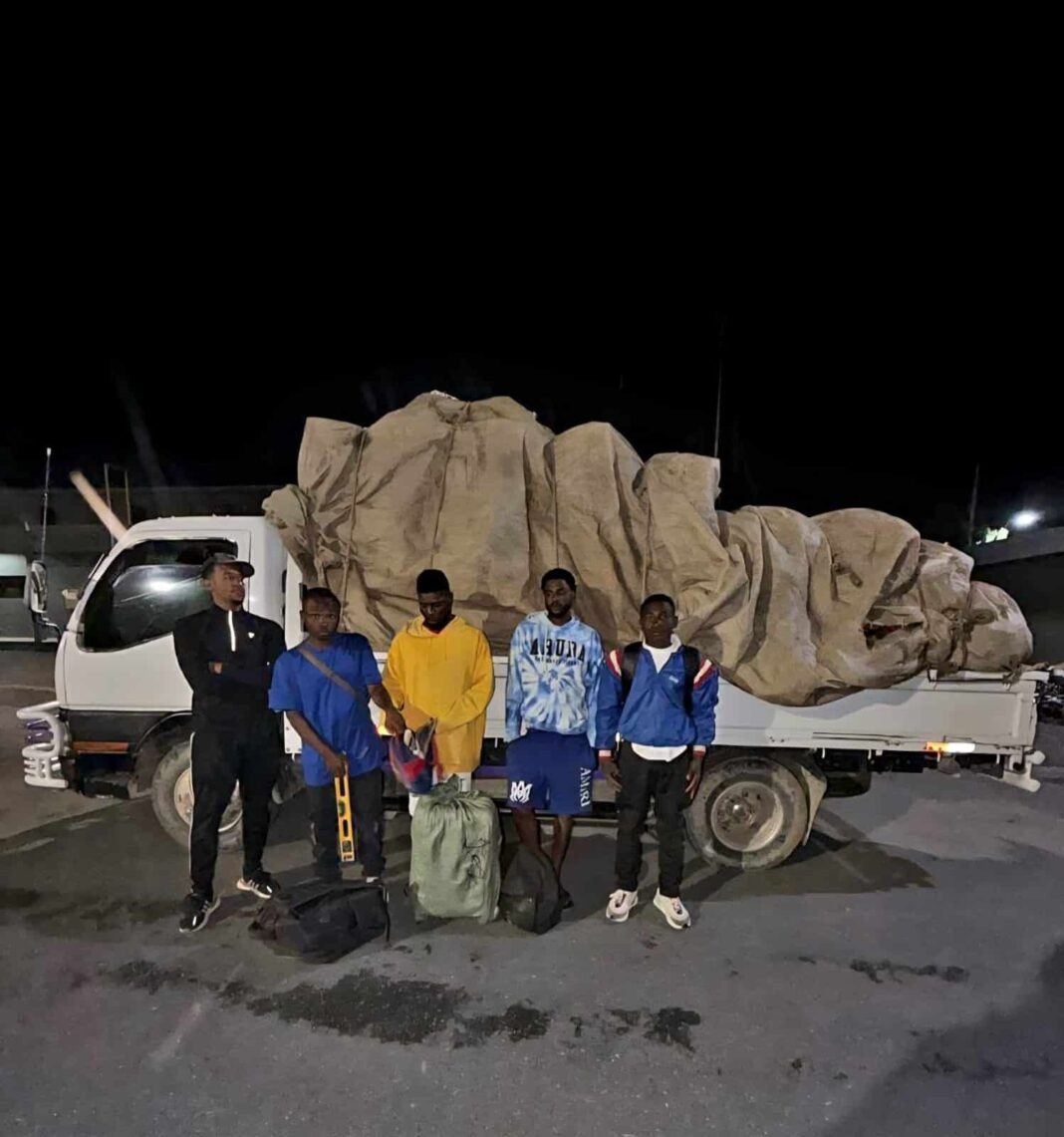 Un ‘coro’ pesado: ¡Detienen camión con migrantes ilegales en Constanza! Detienen camión con migrantes ilegales en Constanza