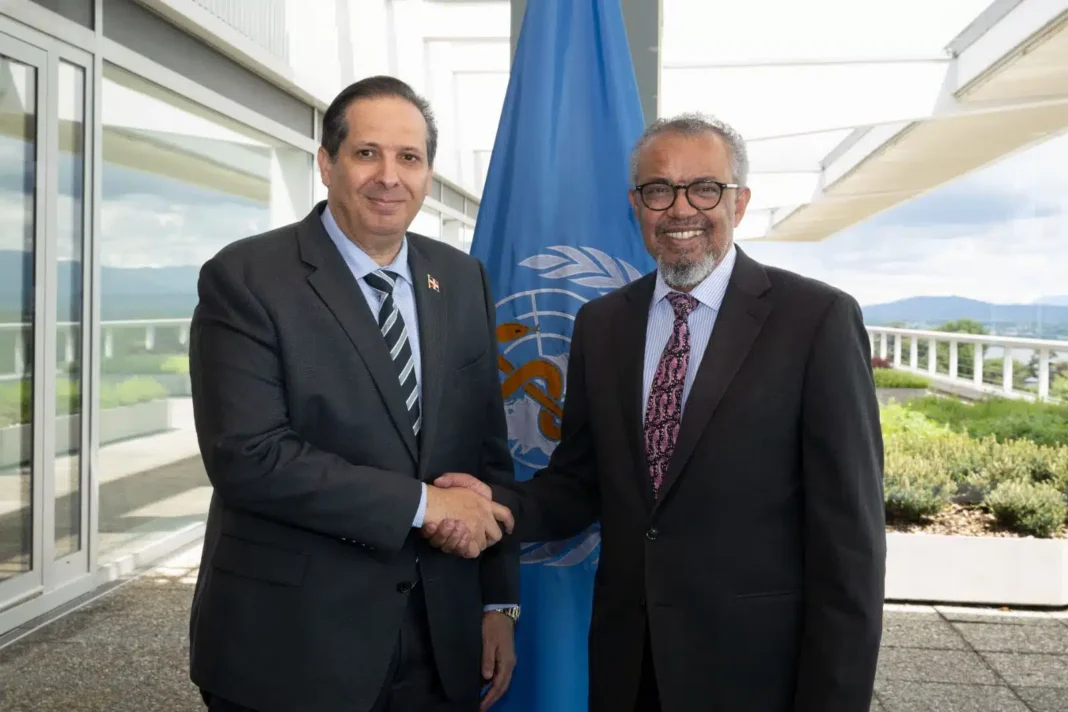 La salud global se pone bacana: Atallah y la OMS trazan ruta previo a la Asamblea