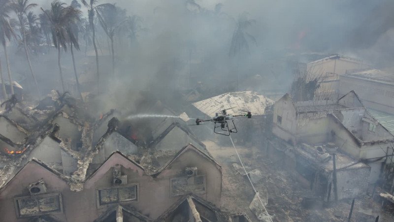 Incendio en Bayahíbe