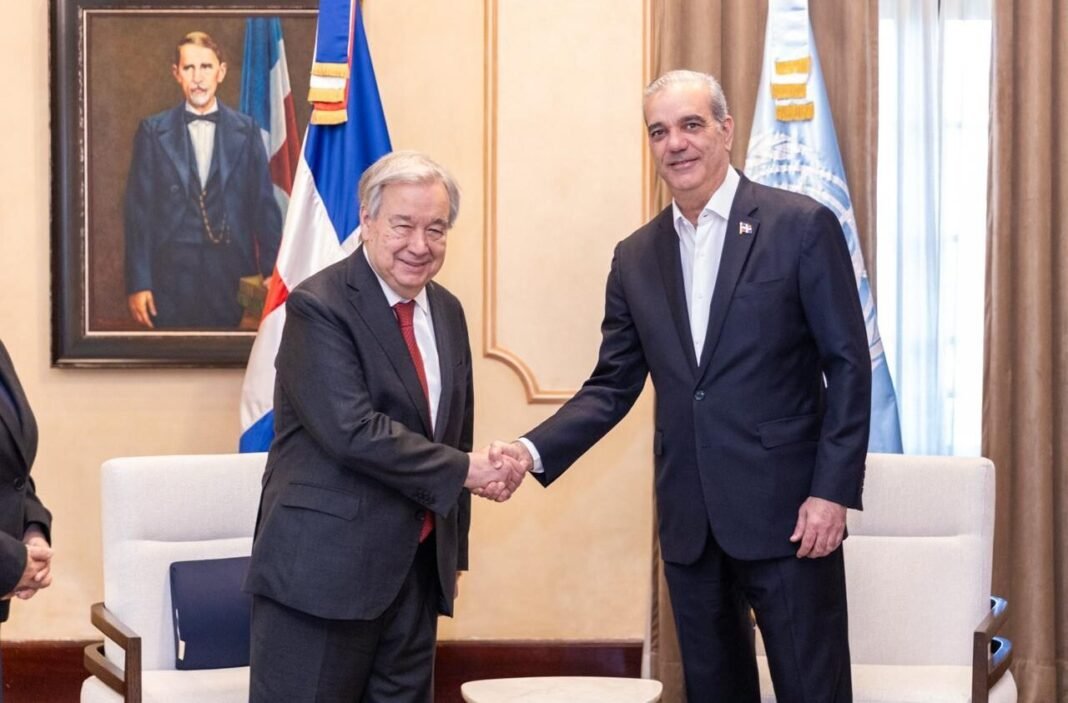 ¡Qué ‘vaina’! Guterres y Abinader le meten mano a la seguridad en Haití Guterres y Abinader abordan seguridad en Haití