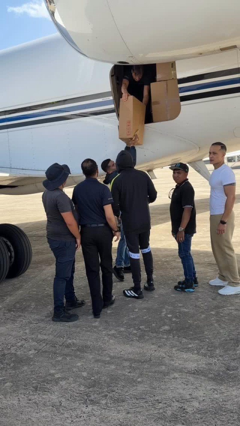 República Dominicana en apoyo a Venezuela: Primer avión de ayuda humanitaria ya aterrizó