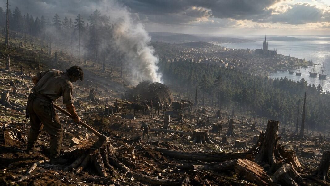 La ‘Vaina’ de los Clavos: Cómo el Hierro se ‘Bebió’ los Bosques de Europa El Costo Oculto del Hierro: Deforestación y la Revolución Industrial en Europa
