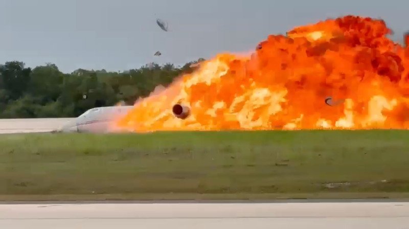 Tragedia aérea en La Romana: el ‘palo’ del jet privado que paralizó el patio Tragedia aerea en La Romana: jet privado se estrella